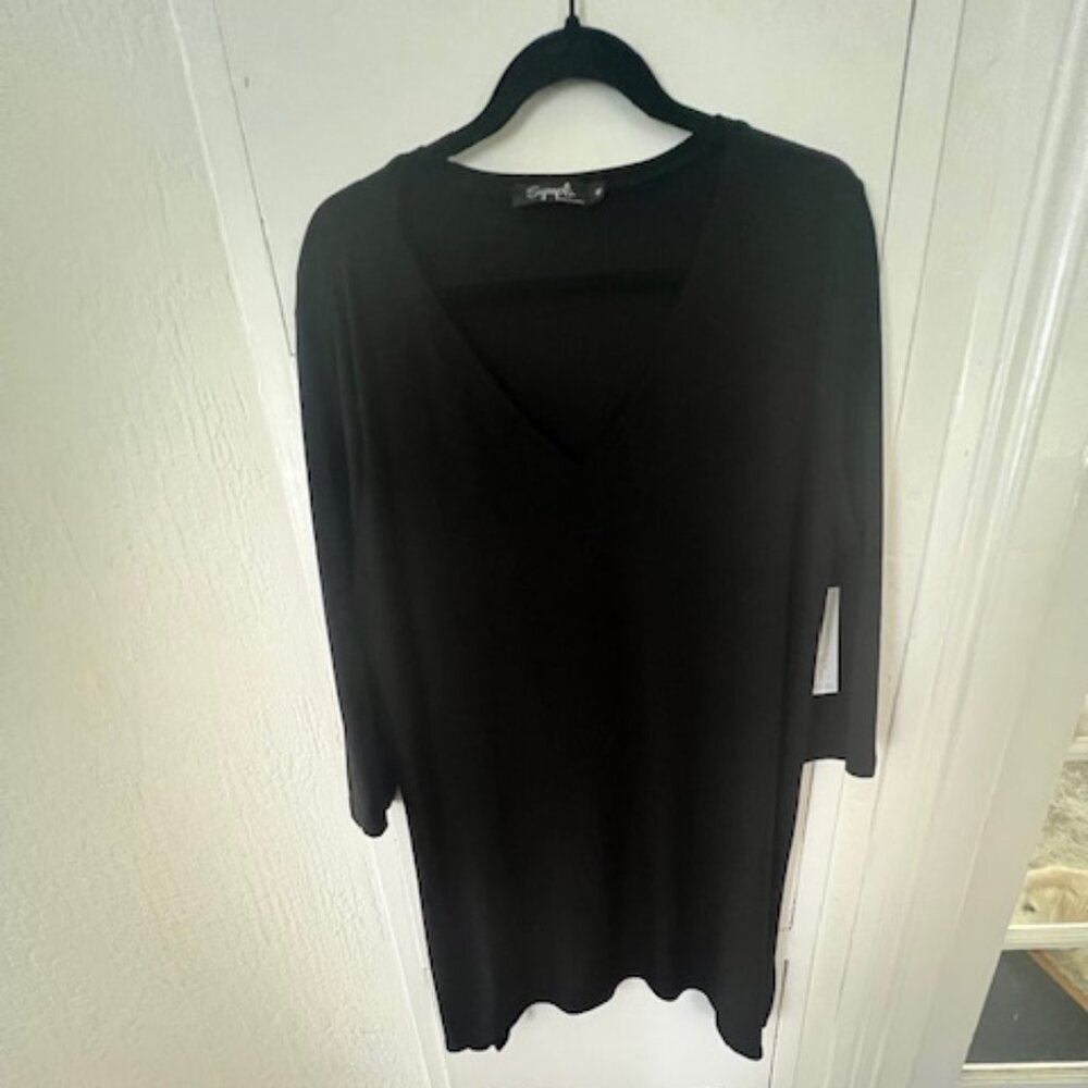 NWTs, Sympli Black Tunic Top